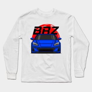 New Gen Blue BRZ MK2 Front JDM Long Sleeve T-Shirt